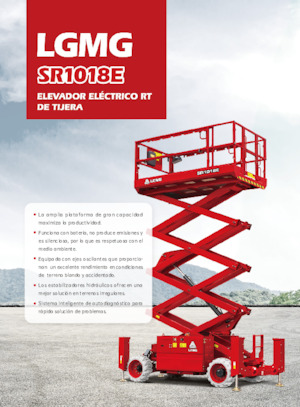 Kołowe podnośniki nożycowe LGMG  SR1018E
