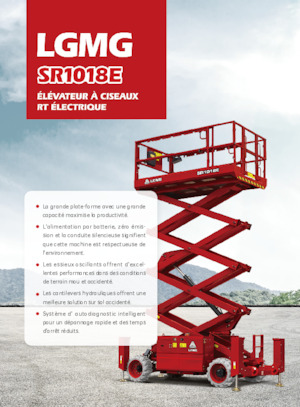 Kołowe podnośniki nożycowe LGMG  SR1018E