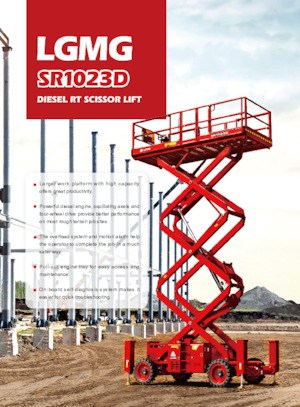 Kołowe podnośniki nożycowe LGMG  SR1023D