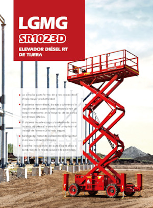 Kołowe podnośniki nożycowe LGMG  SR1023D