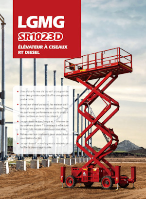 Kołowe podnośniki nożycowe LGMG  SR1023D