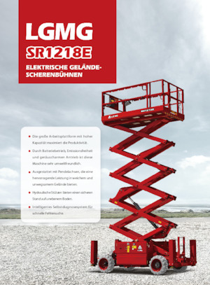 Kołowe podnośniki nożycowe LGMG  SR1218E