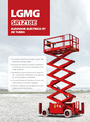Kołowe podnośniki nożycowe LGMG  SR1218E