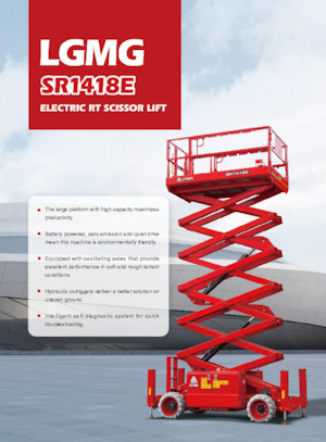 Kołowe podnośniki nożycowe LGMG  SR1418E 