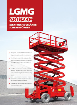 Kołowe podnośniki nożycowe LGMG  SR1623E
