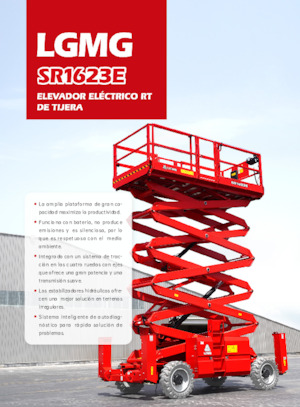 Kołowe podnośniki nożycowe LGMG  SR1623E