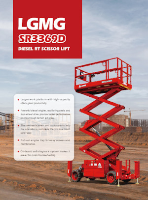 Kołowe podnośniki nożycowe LGMG  SR3369D