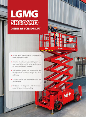 Kołowe podnośniki nożycowe LGMG  SR4069D