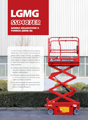 Kołowe podnośniki nożycowe LGMG  SS0407ER 