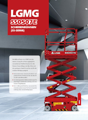 Kołowe podnośniki nożycowe LGMG  SS0507E 