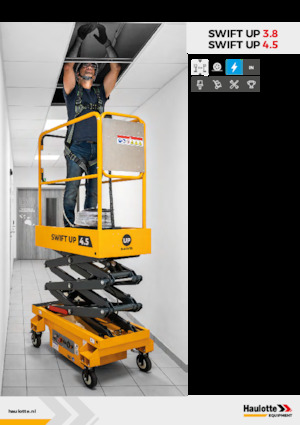 Kołowe podnośniki nożycowe Haulotte Swift Up 3.8