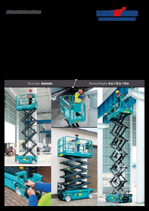 Kołowe podnośniki nożycowe Sunward SWSL 1412 HD