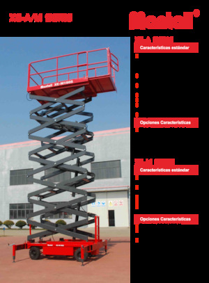 Kołowe podnośniki nożycowe Mantall XE-M80H