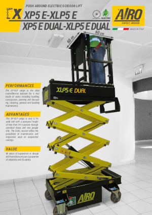 Kołowe podnośniki nożycowe AIRO XLP5 E DUAL
