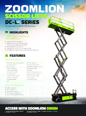 Kołowe podnośniki nożycowe Zoomlion ZS0812AC-Li