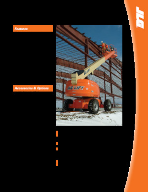 Kołowe teleskopowe platformy robocze JLG 600SJ