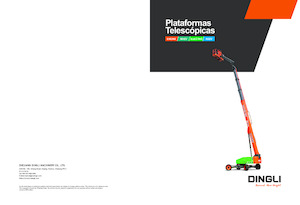 Kołowe teleskopowe platformy robocze Dingli BT24CERT2