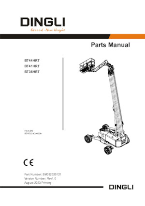 Kołowe teleskopowe platformy robocze Dingli BT41HRT