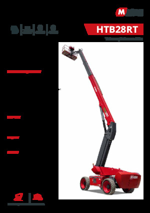 Kołowe teleskopowe platformy robocze MAGNI HTB28RT