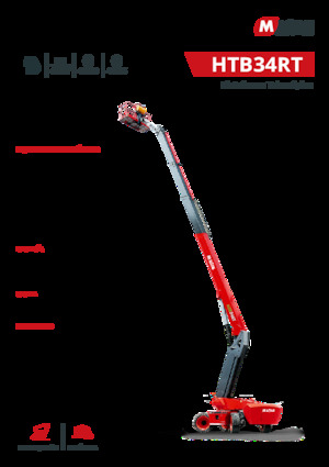 Kołowe teleskopowe platformy robocze MAGNI HTB34RT
