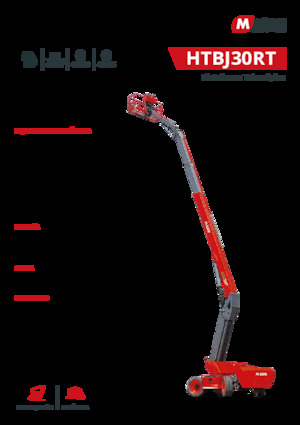 Kołowe teleskopowe platformy robocze MAGNI HTBJ30RT