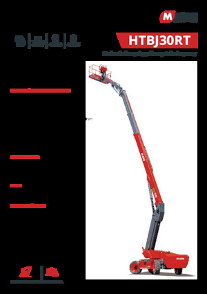 Kołowe teleskopowe platformy robocze MAGNI HTBJ30RT
