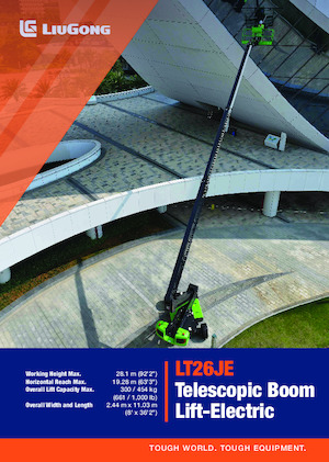 Kołowe teleskopowe platformy robocze Liugong LT26JE