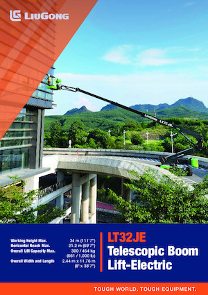 Kołowe teleskopowe platformy robocze Liugong LT32JE