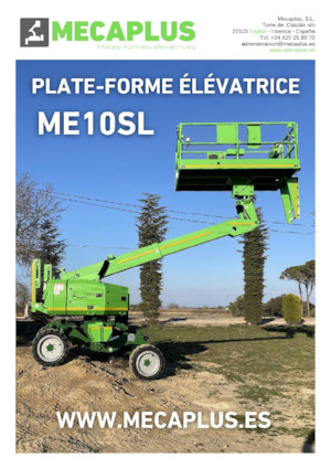Kołowe teleskopowe platformy robocze Mecaplús ME10SL