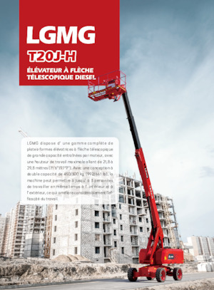 Kołowe teleskopowe platformy robocze LGMG  T20J-H
