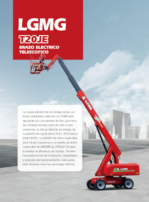 Kołowe teleskopowe platformy robocze LGMG  T20JE