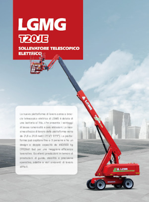 Kołowe teleskopowe platformy robocze LGMG  T20JE