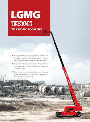 Kołowe teleskopowe platformy robocze LGMG  T38J-H