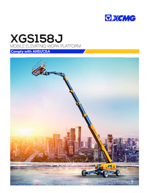 Kołowe teleskopowe platformy robocze XCMG XGS158J 