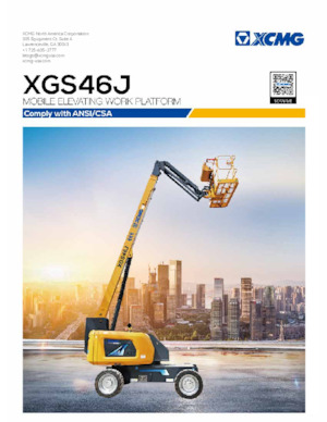 Kołowe teleskopowe platformy robocze XCMG XGS46J