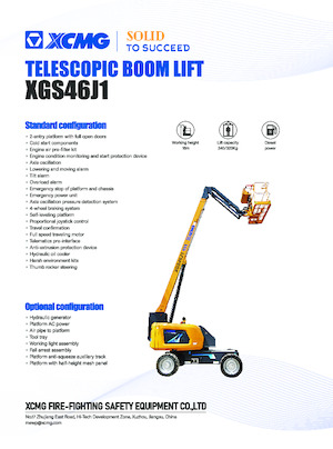 Kołowe teleskopowe platformy robocze XCMG XGS46J1