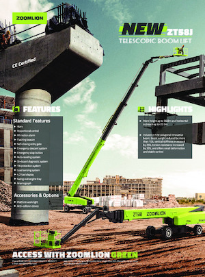 Kołowe teleskopowe platformy robocze Zoomlion ZT58J