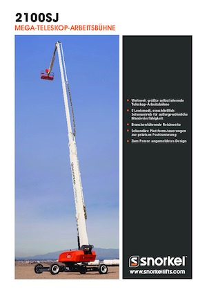 Kołowe teleskopowe platformy robocze Snorkel 2100SJ