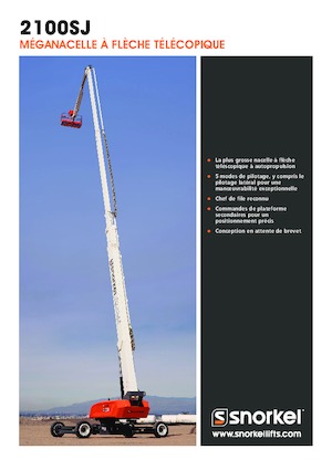 Kołowe teleskopowe platformy robocze Snorkel 2100SJ