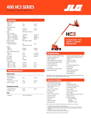 Kołowe teleskopowe platformy robocze JLG 460SJ HC3