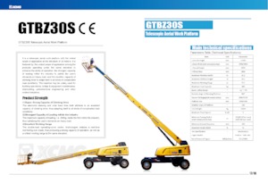 Kołowe teleskopowe platformy robocze XCMG GTBZ30S