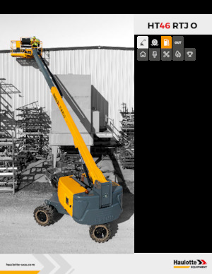 Kołowe teleskopowe platformy robocze Haulotte HT46 RTJ O