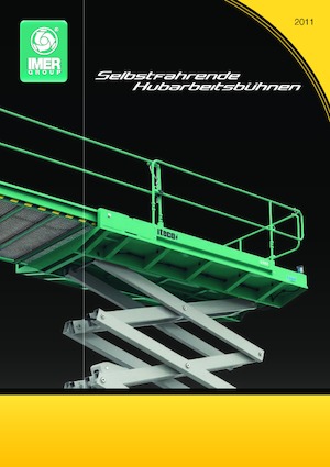 Kołowe teleskopowe platformy robocze Imer IT 100 E