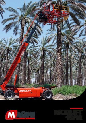 Kołowe teleskopowe platformy robocze MAGNI Ricklift 15