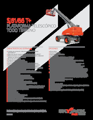 Kołowe teleskopowe platformy robocze Skyjack SJ 66 T+