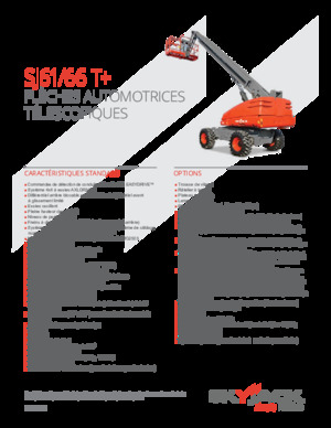 Kołowe teleskopowe platformy robocze Skyjack SJ 66 T+