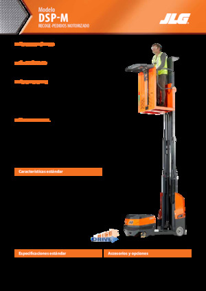 Kołowe platformy robocze z masztem pionowym JLG DSP-M