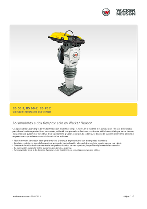 Ubijaki wibracyjne diesel i benzynowe Wacker BS 60-2, 11