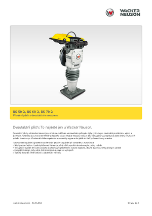 Ubijaki wibracyjne diesel i benzynowe Wacker BS 60-2, 11