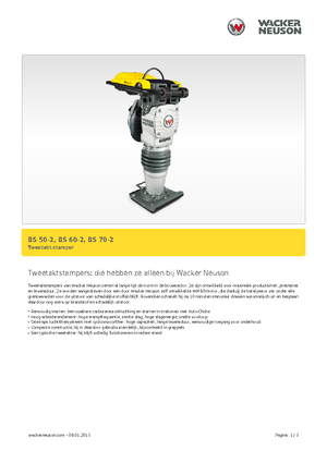 Ubijaki wibracyjne diesel i benzynowe Wacker Neuson BS60-2 11